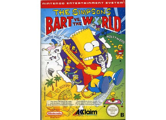 Image Jeux Vidéo The Simpsons Bart vs. The World NES/Famicom