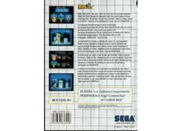Image Jeux Vidéo Rampage Master System