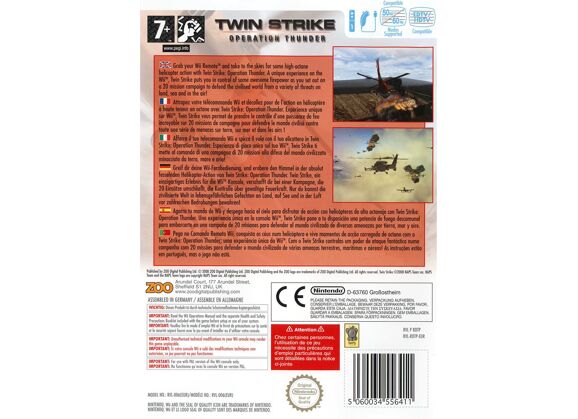 Image Jeux Vidéo Twin Strike Operation Thunder Wii