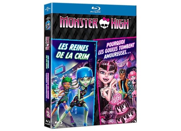 Image Blu-Ray Monster High - Deux Films : Les Reines De La Crim' + Pourquoi Les Goules Tombent Amoureuses ?