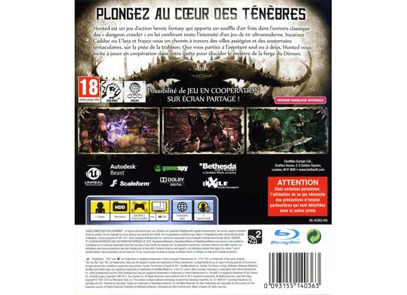 Image Jeux Vidéo Hunted The Demon's Forge PlayStation 3 (PS3)