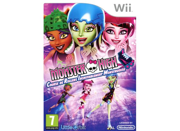 Image Jeux Vidéo Monster High Course de Rollers Incroyablement Monstrueuse Wii