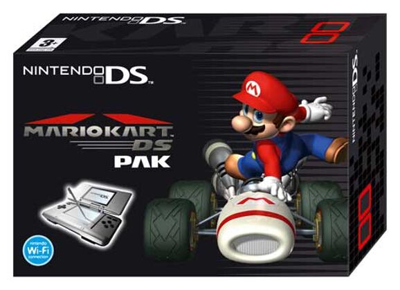 Console NINTENDO DS Gris + Mario Kart DS