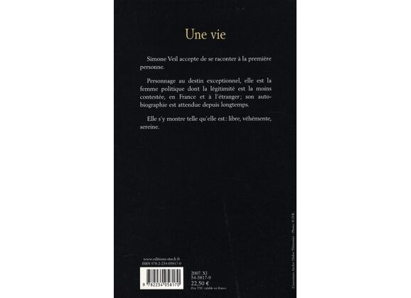 Image Une vie