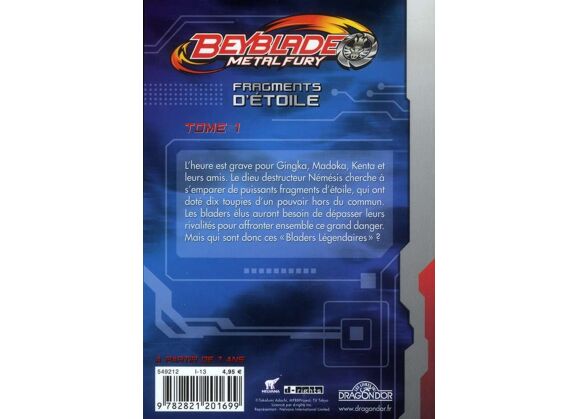Image Beyblade metal fury t.1 - beyblade fury t1