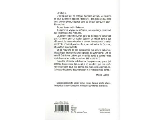 Hippocrate aux enfers - les médecins des camps de la mort