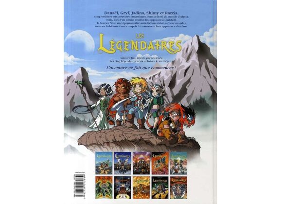 Image Les légendaires t.10 - le cycle d'anathos ; la marque du destin