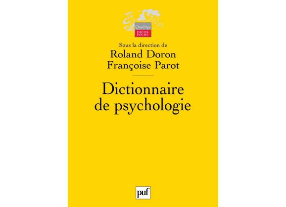 Image Dictionnaire de psychologie