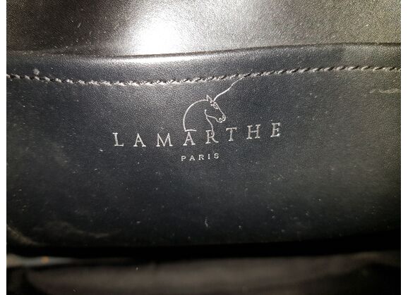 Image Sac à main LAMARTHE Porté Main Cuir Noir