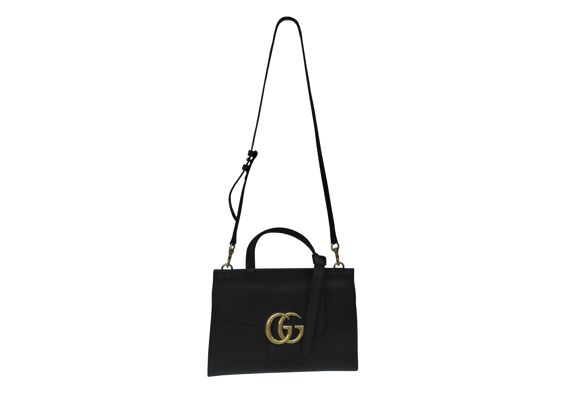 Sac à main GUCCI GG Marmont Porté Main Cuir Noir