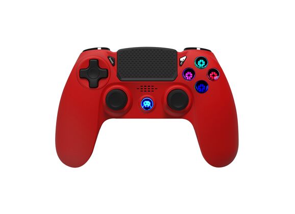 Image Acc. de jeux vidéo FREAKS AND GEEKS Manette Sans Fil Rouge PS4