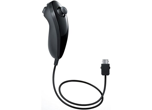 Image Acc. de jeux vidéo NO NAME Manette Nunchuk Noir Wii