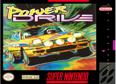 Jeux Vidéo Power Drive Super Nintendo