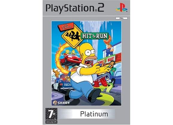 Image Jeux Vidéo The Simpsons Hit & Run Platinium PlayStation 2 (PS2)
