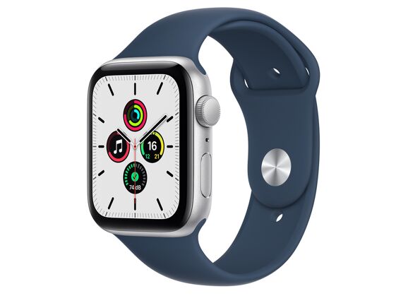 Image Montre connectée APPLE Watch SE Caoutchouc Bleu 44 mm