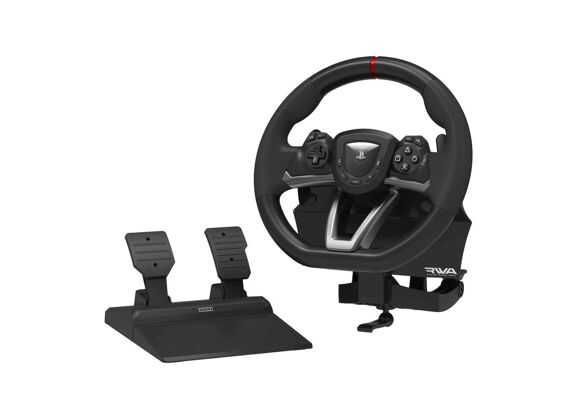 Acc. de jeux vidéo HORI Volant + Pédalier Apex Filaire Noir PS4
