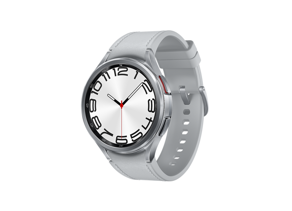 Image Montre connectée SAMSUNG Galaxy Watch 6 Classic Caoutchouc Blanc 47 mm