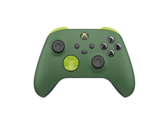 Image Acc. de jeux vidéo MICROSOFT Manette Sans Fil Vert Xbox One