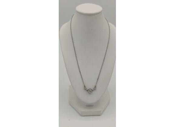 Collier Or blanc Diamant