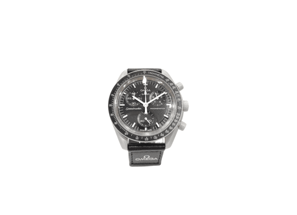 Image Montre Unisexe OMEGA X SWATCH Mission to the moon Noir 42 mm