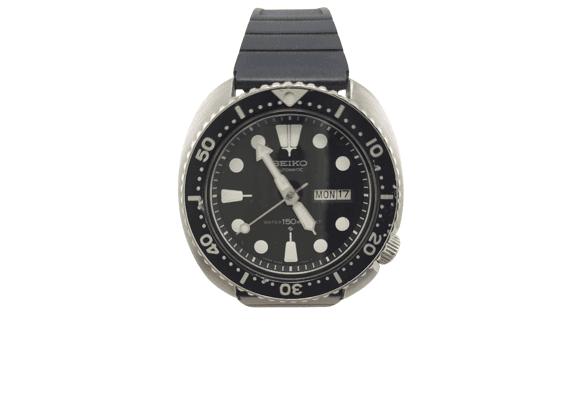 Image Montre Homme SEIKO 7309-diver turtle Caoutchouc Noir 41 mm