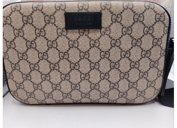 Image Sac à main GUCCI Pochette Toile Gris