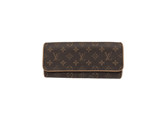 Image Sac à main LOUIS VUITTON Pochette Toile enduite Monogram marron