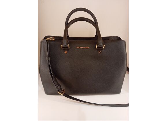 Sac à main MICHAEL KORS Porté épaule Cuir Noir