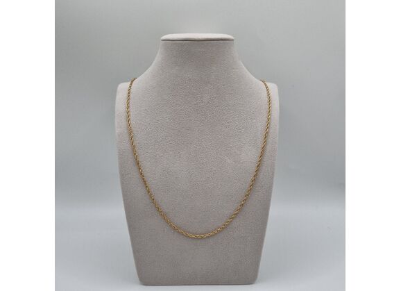Image Collier Or jaune Maille singapour